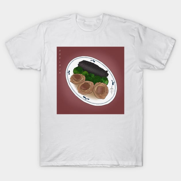 Braised Abalone Sea food T-Shirt by ArtRaft Pro